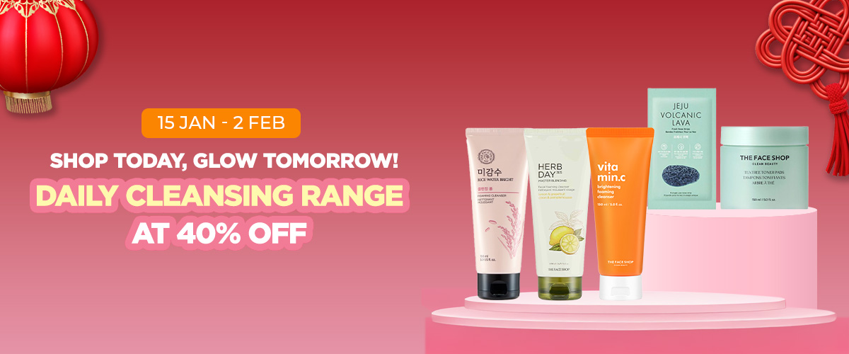 Jan25 Cleansing Range 40%